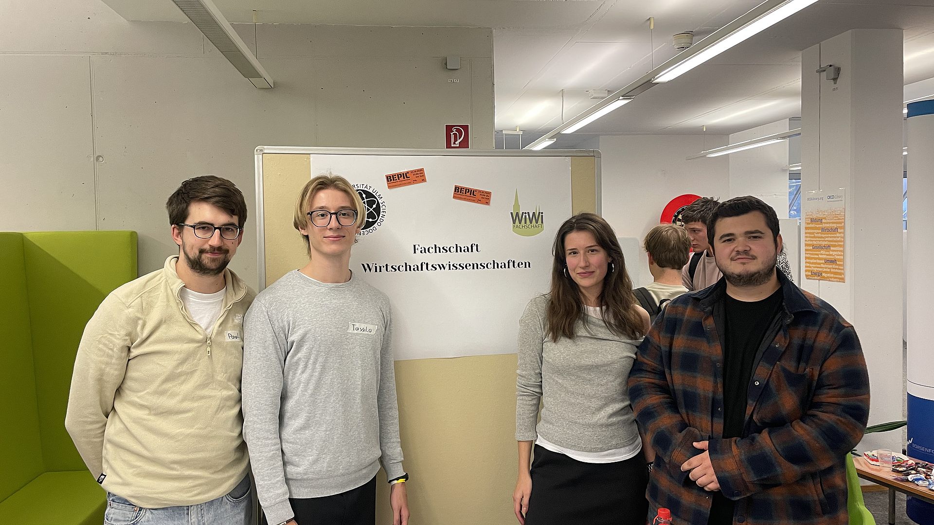 Fachschaftsmitglieder der Fachschaft WiWi