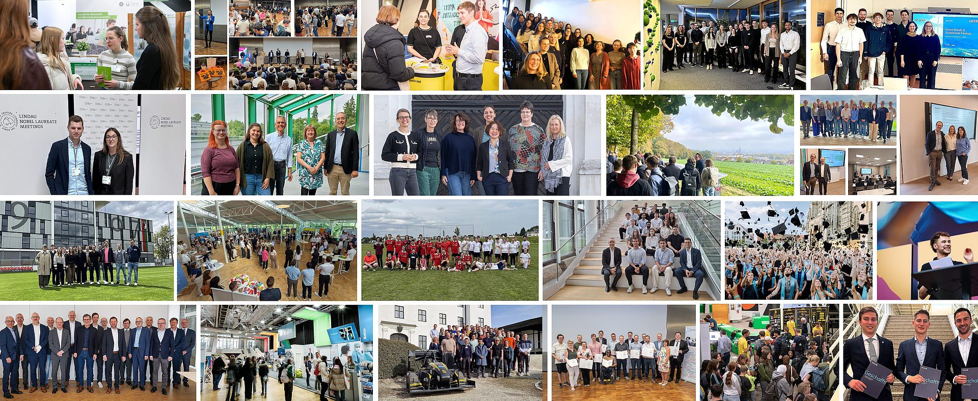 Collage von Bildern der Veranstaltungen 2025