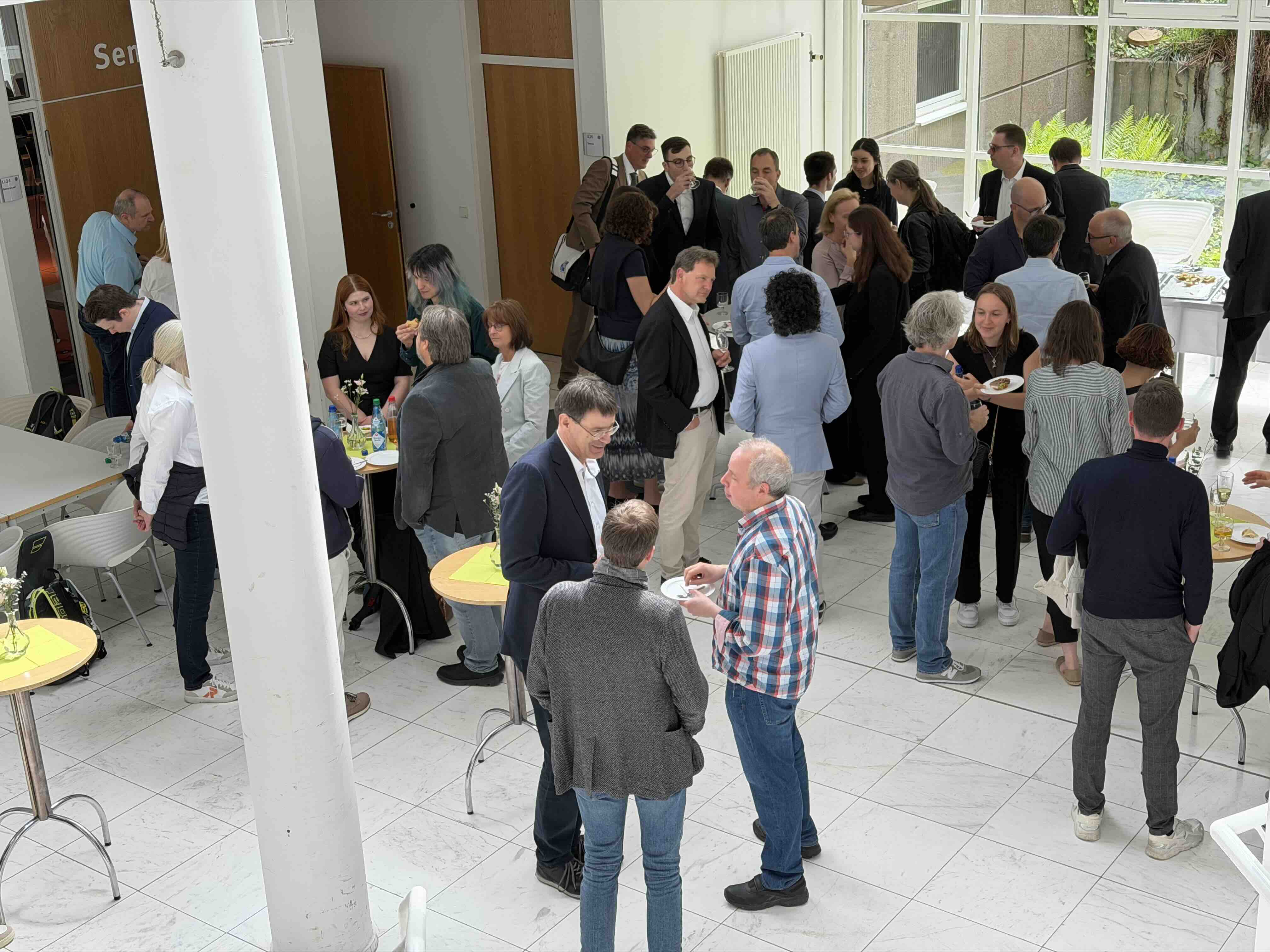 Small reception – award winners and sponsors with top grades