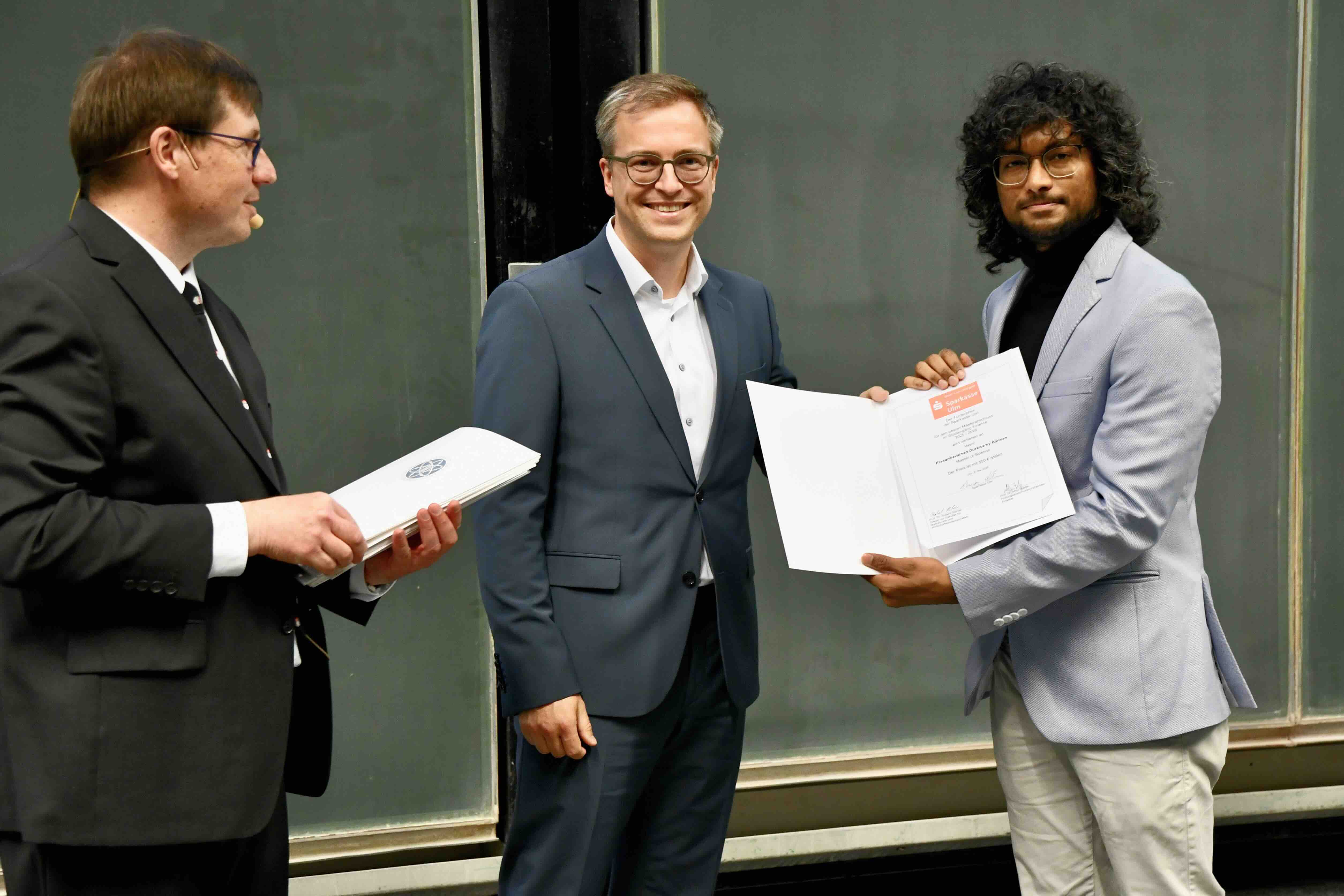 Prasannavathan Duraisamy Kannan has been awarded the prize for the top graduate on the MSc in Finance programme.