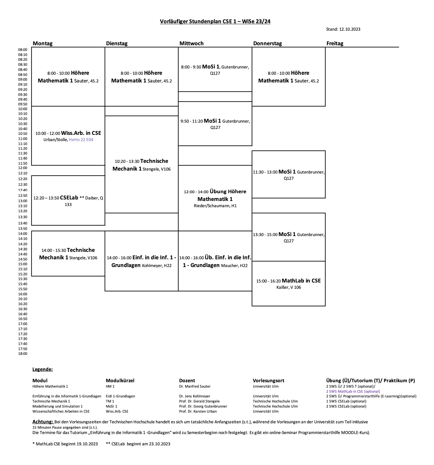 Vorlaeufiger_Stundenplan_CSE 1.Semester