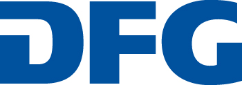 DFG Logo, blauer Schriftzug