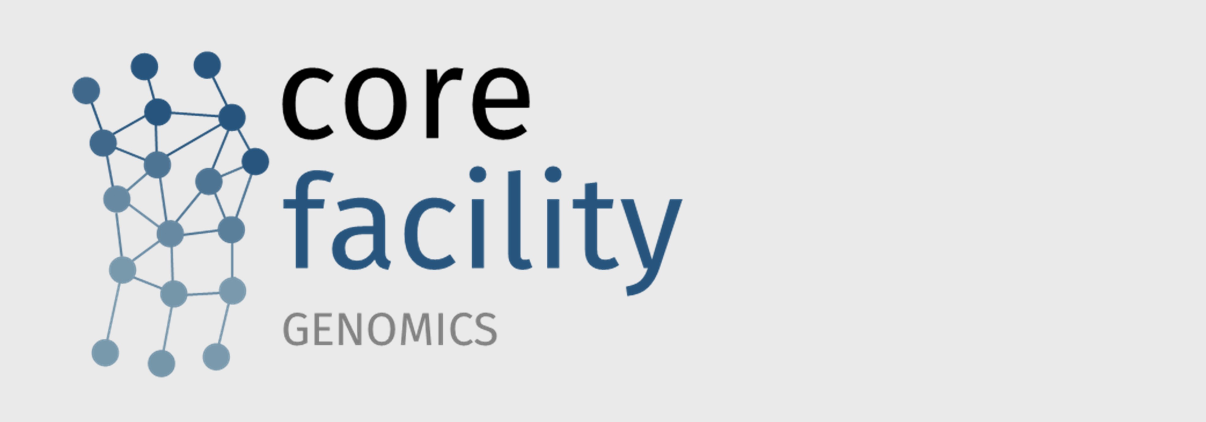Logo der Core Facility Genomics