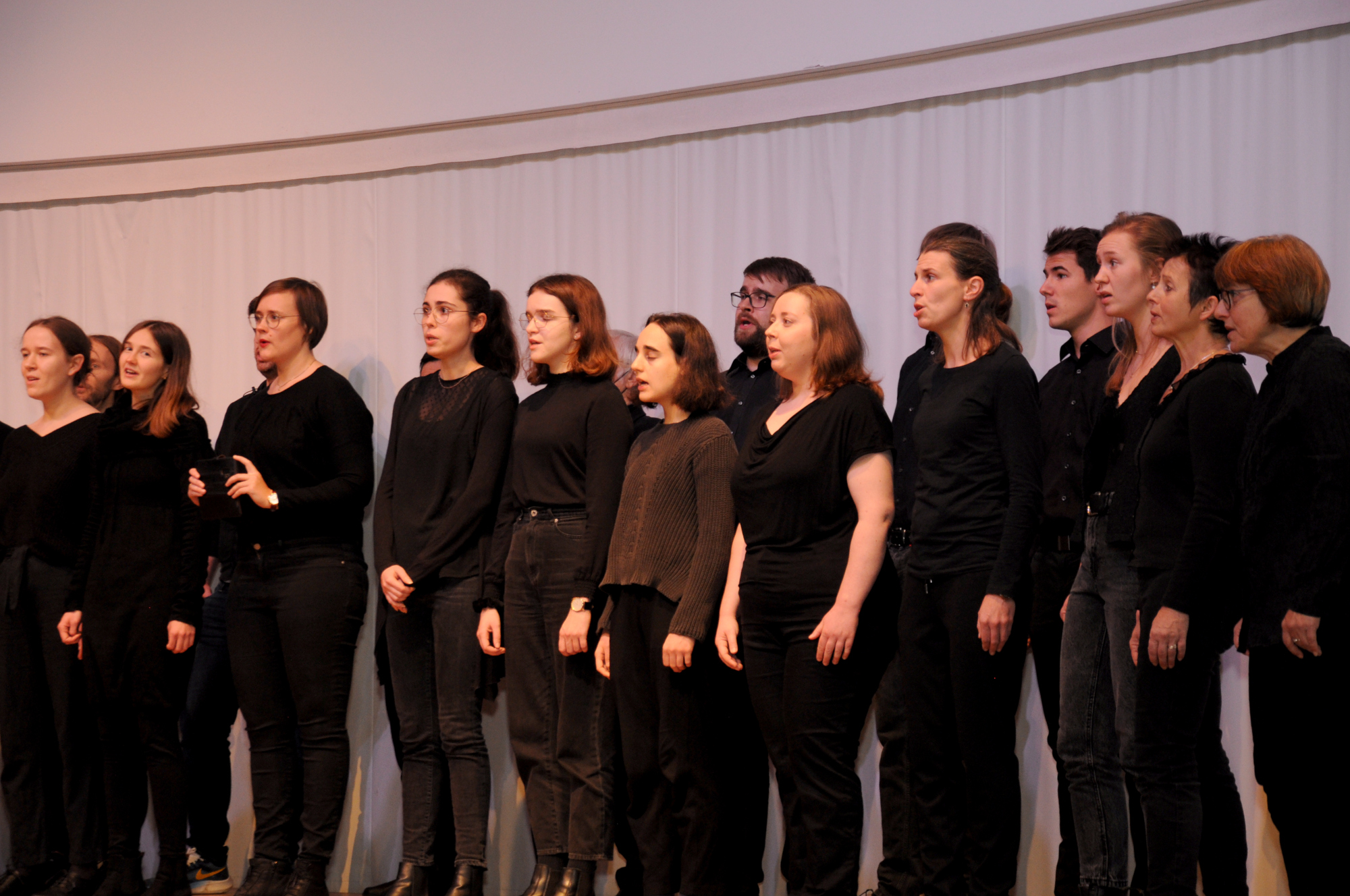 Der Kammerchor singend