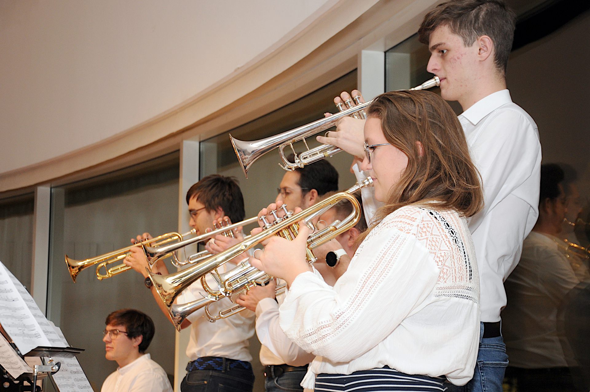 Die Bigband spielt im Stadthaus Ulm