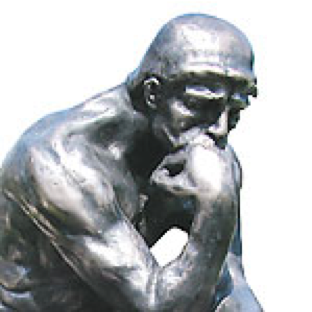 Bild 'Der Denker' von Bildhauer Auguste Rodin
