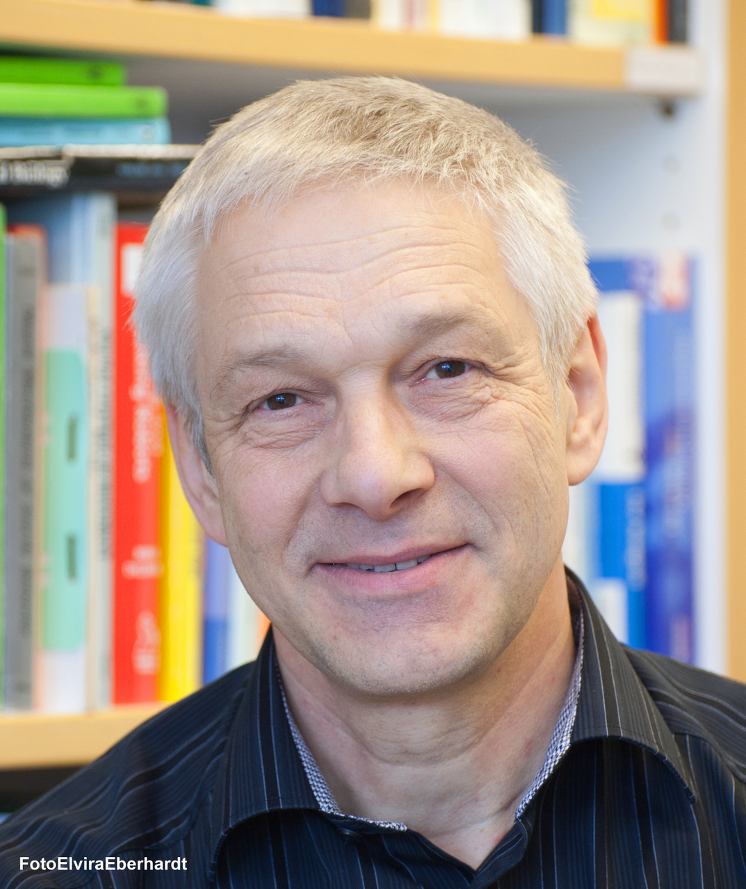 Prof.Harald Wolf in his office