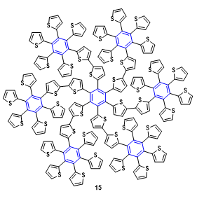 Dendritic „snowflake“ molecule
