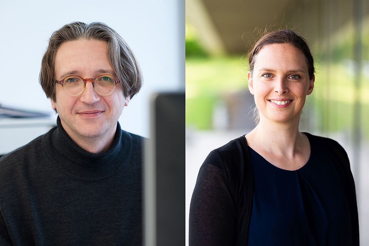 Porträt von Prof. Fedor Jelezko und Prof. Stefanie Barz