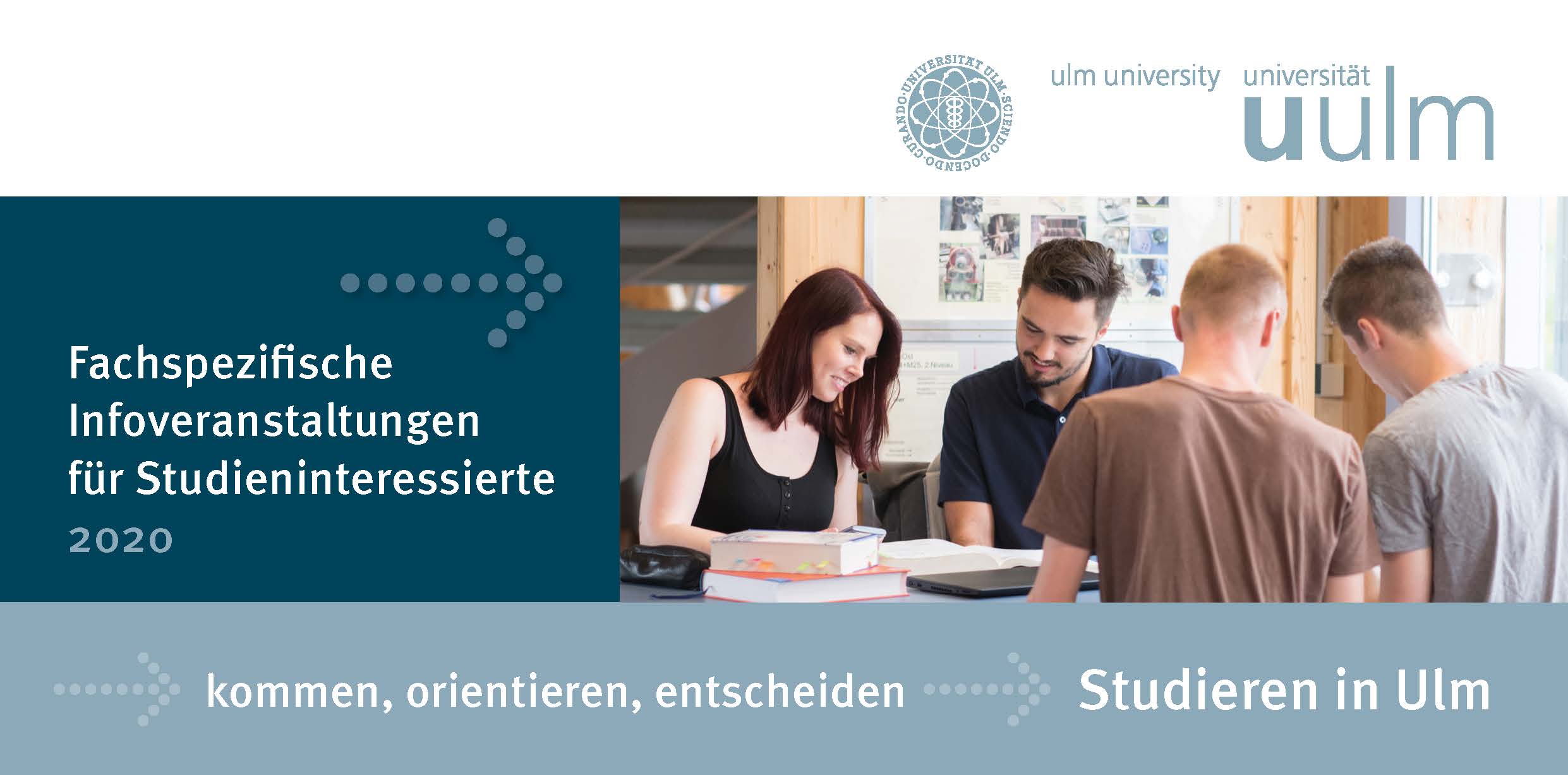 Flyer Fachspezifische Infoveranstaltungen Flyer Fachspezifische Infoveranstaltungen