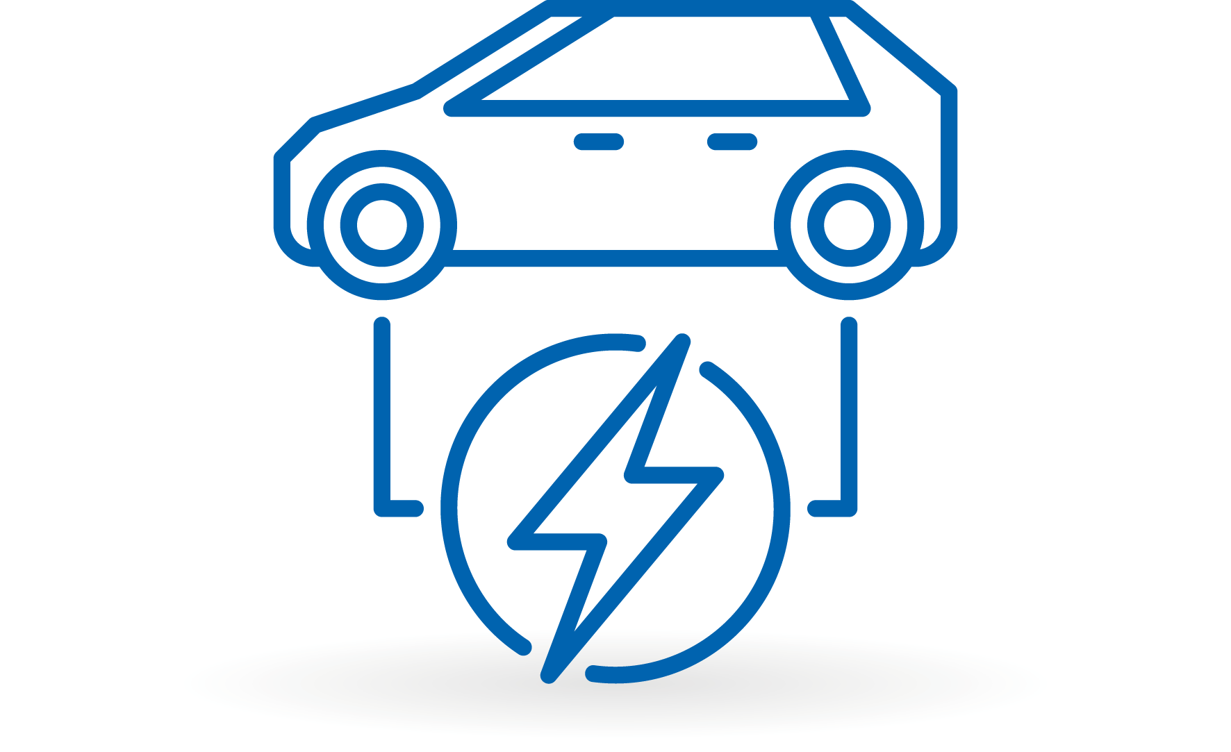 Icon elektrisches Auto