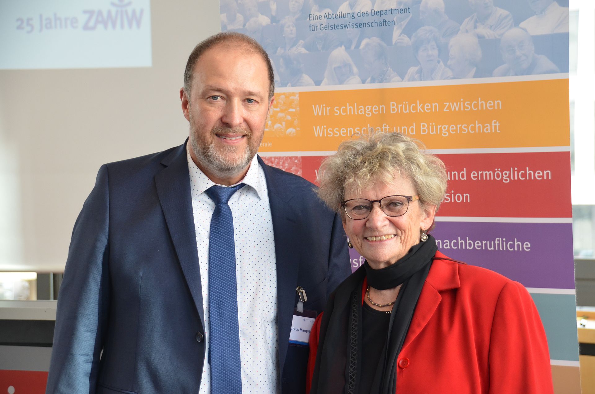 Carmen Stadelhofer und Dr. Markus Marquard