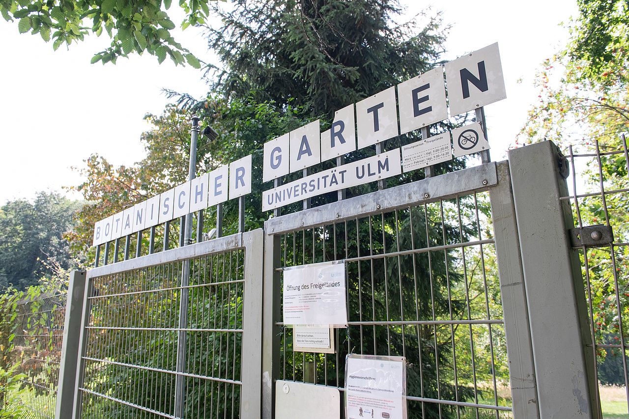 Eingang des Botanischen Gartens