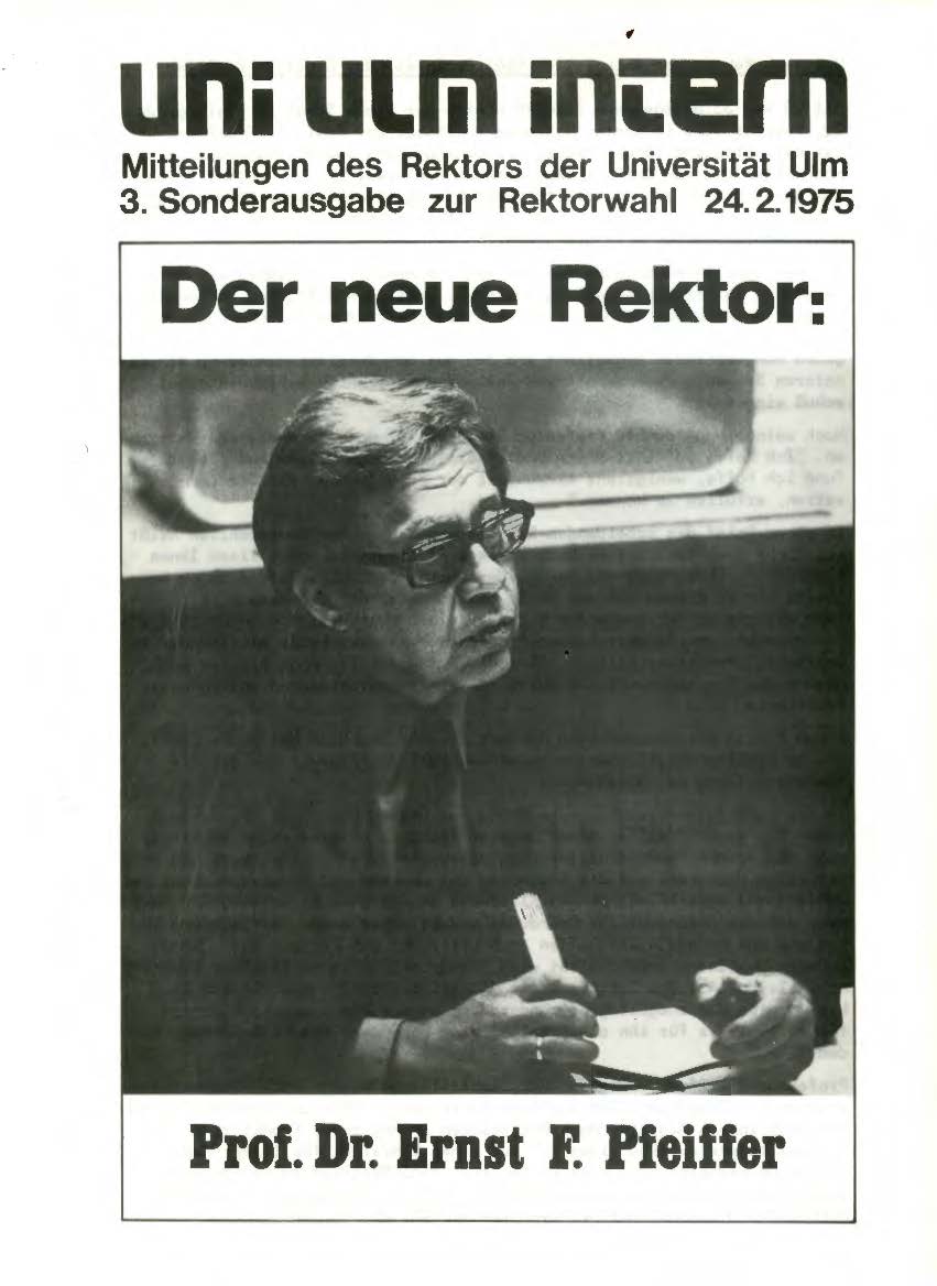 uni ulm intern Sonderausgabe 1975