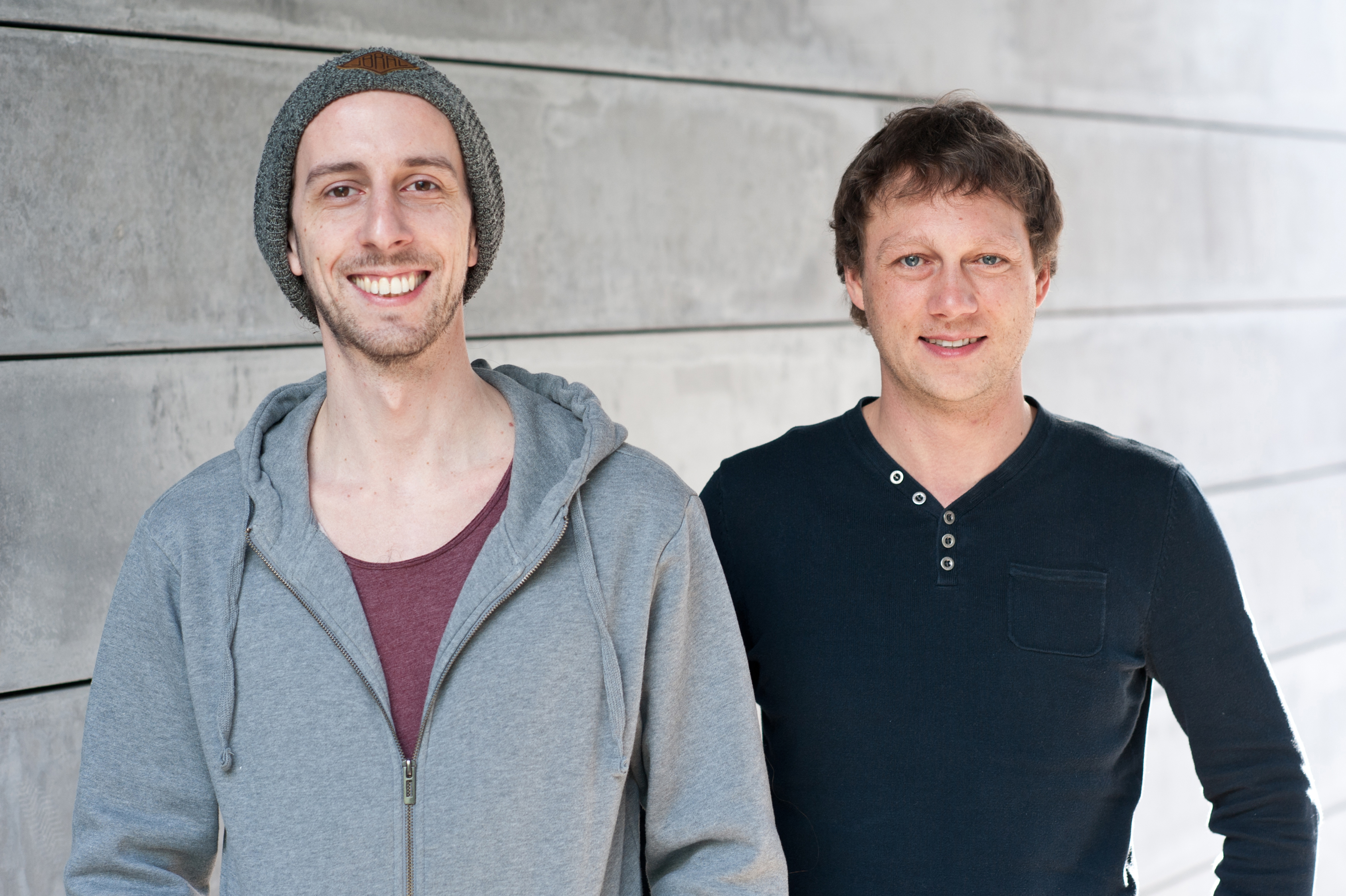 Foto: Eberhardt, kiz Die Doktoranden Florian Geiselhart und Michael Rietzler promovieren an der Universität Ulm bei Professor Enrico Rukzio