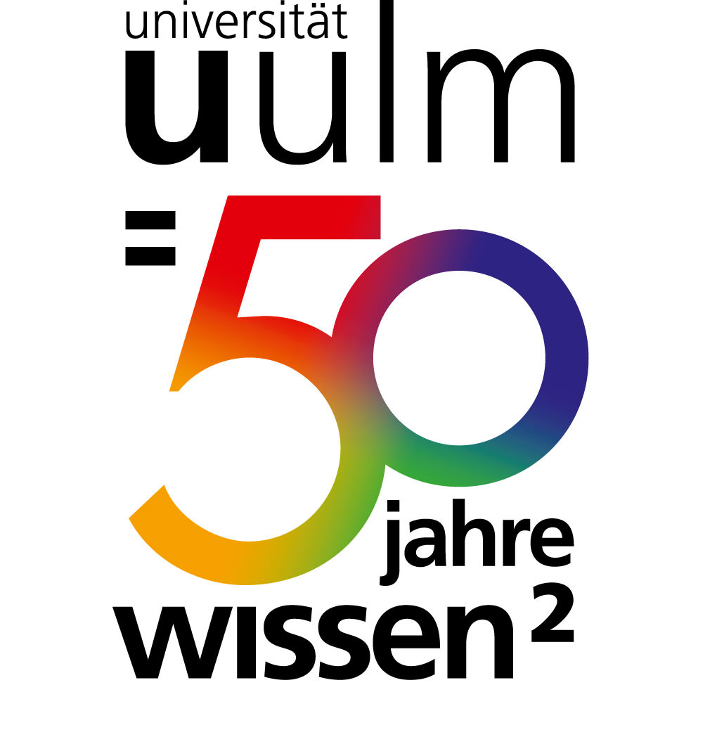Jubiläumsvignette (Quelle: Uni Ulm)