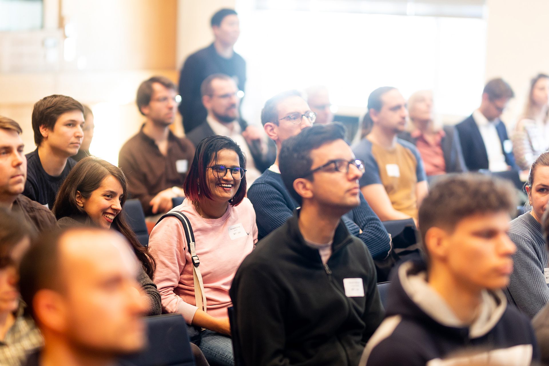 Students sitting in a lecture