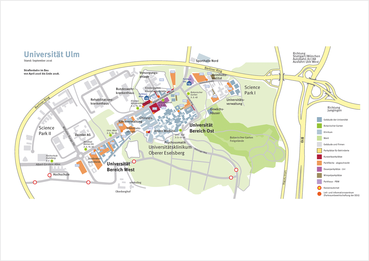 Lageplan Campus