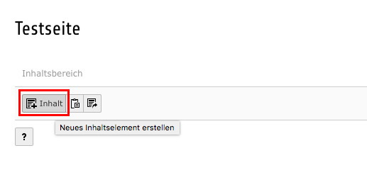 TYPO3 Referenzinhalte neu erstellen