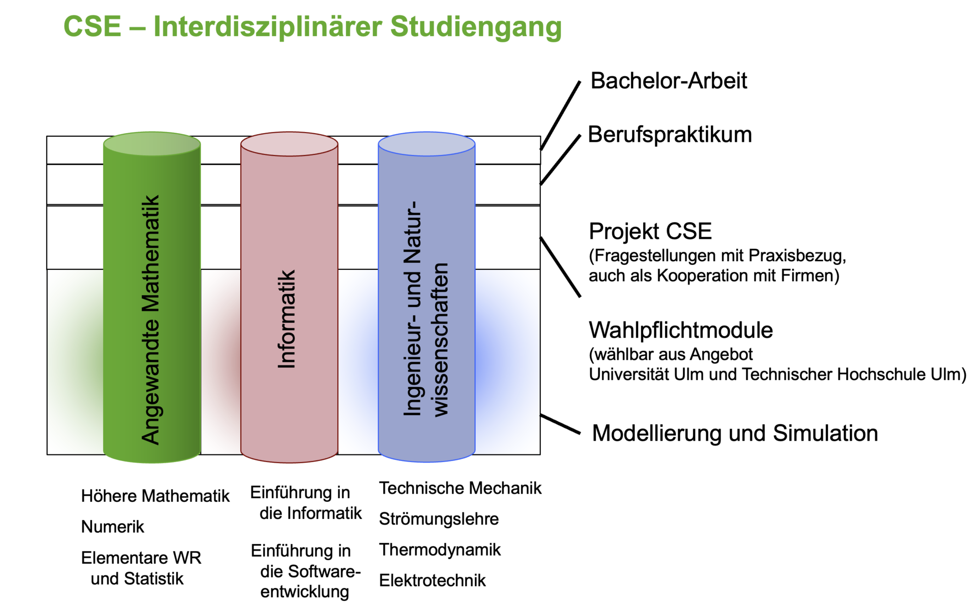 Säulendiagramm Bachelor CSE