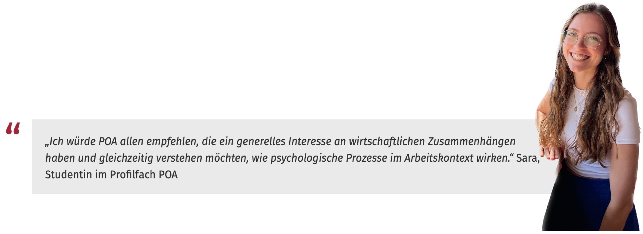 Wem würden wir das Profilfach Personal, Organisation und Arbeit empfehlen?