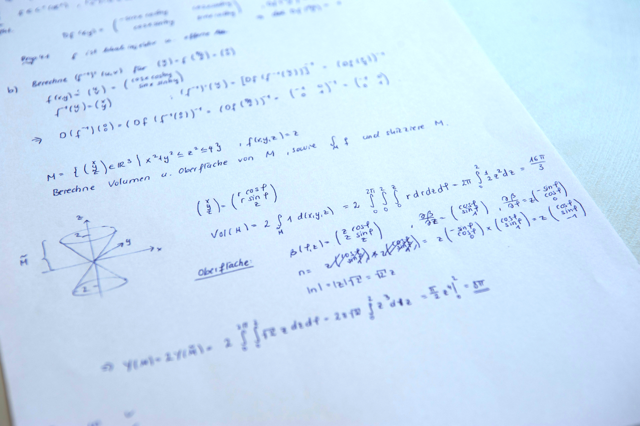 Lösungsblatt der Mathematik - Analysis