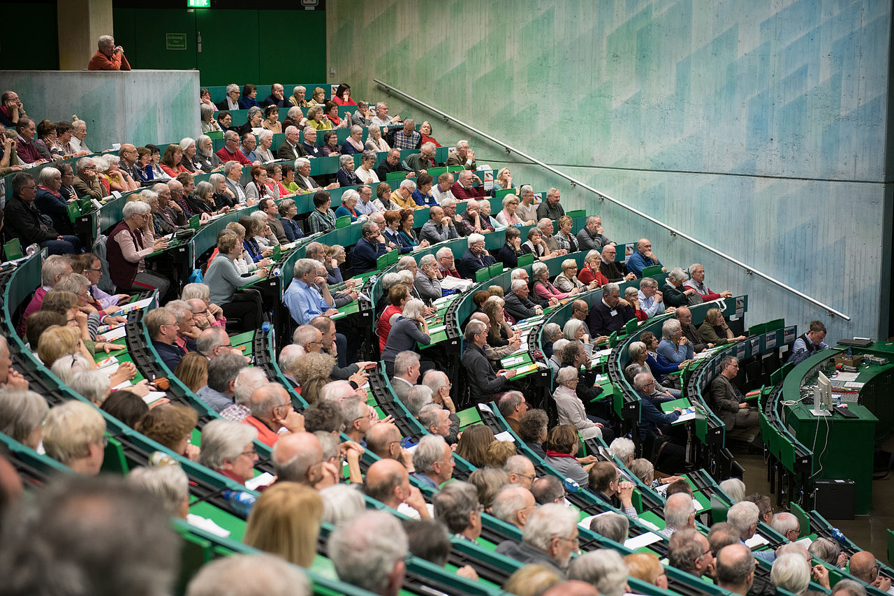 Lecture hall at a lecture of the academy weeks Lecture hall at a lecture of the academy weeks