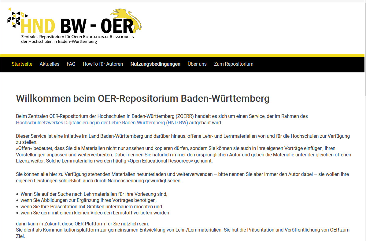 ZOERR Website